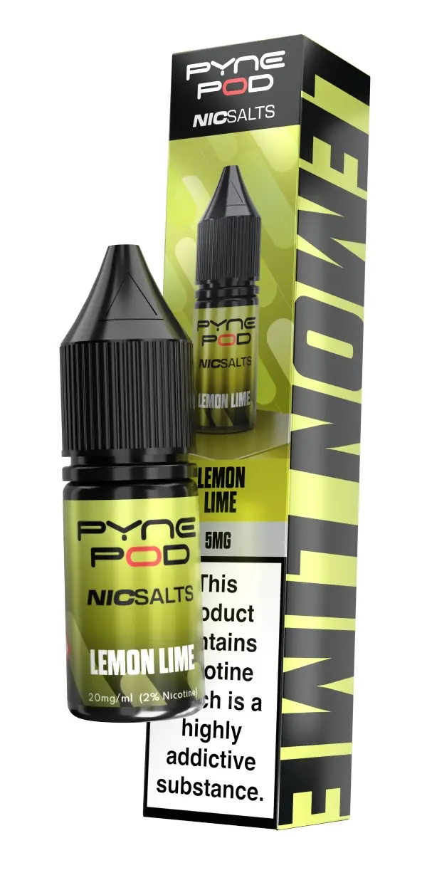 Lemon Lime Nic Salt E-Liquid by Pyne Pod 10ml - 5mg